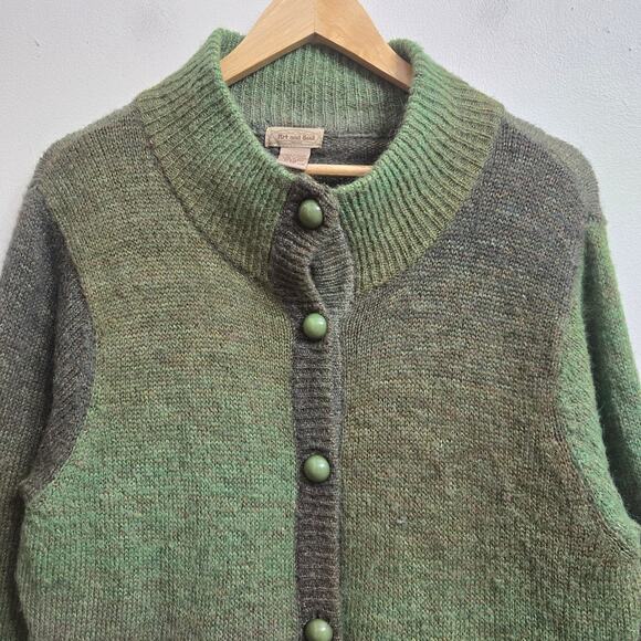 Art and Soul Womens Cottage Garden Girl Boho Wool Blend Cardigan Sweater XLP - Picture 2 of 11